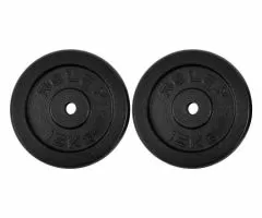 RING Utezi 2x15kg od lijevanog željeza - RX PLO1-15