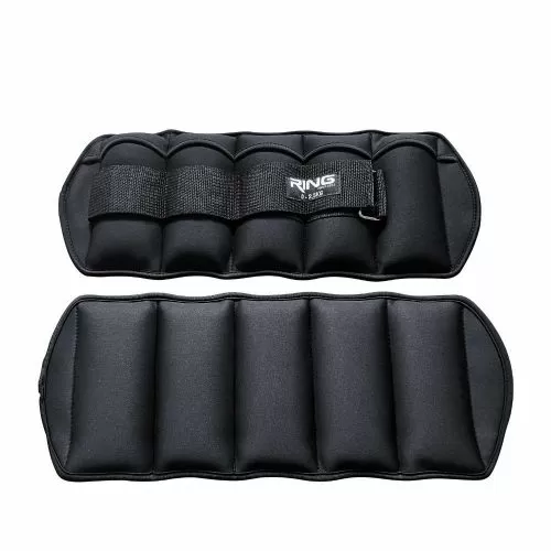 RING utezi s čičkom za zglobove, podesivi, 2 × 2,5 kg – RX LKW-1231