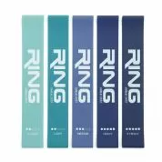 RING mini band set 5 blue (MINI BAND-SET 5 BLUE XL+L+M+H+XH)-RX MINI BAND SET 5 BLUE