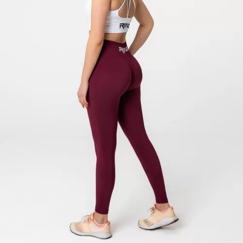 RING Flow Seamless tajice Burgundy