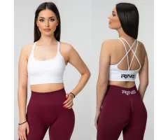 RING Flow Seamless tajice Burgundy