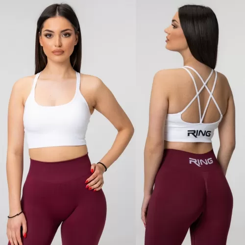 RING Flow Seamless tajice Burgundy