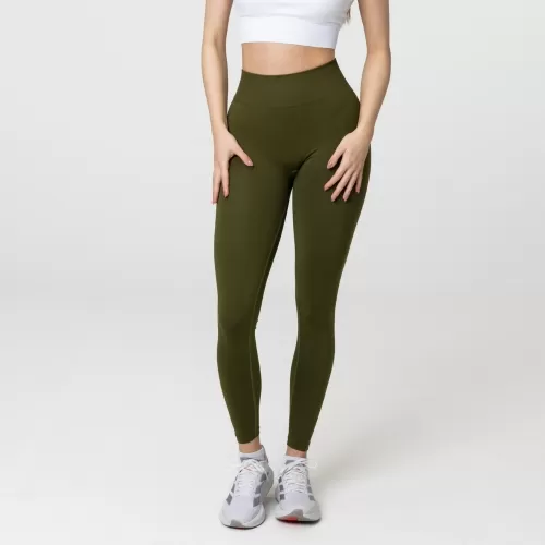 RING Flow Seamless tajice Deep Olive