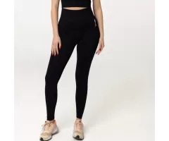 RING Core Seamless tajice Jet Black