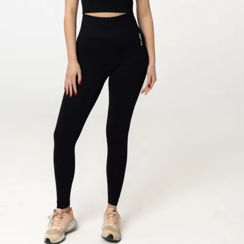 RING Core Seamless tajice Jet Black