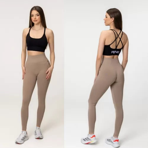 RING Core Seamless tajice Mocha Meringue