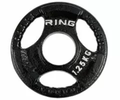 RING Olimpijski utezi lijevani sa hvatom 1x 1,25kg RX PL14-1,25